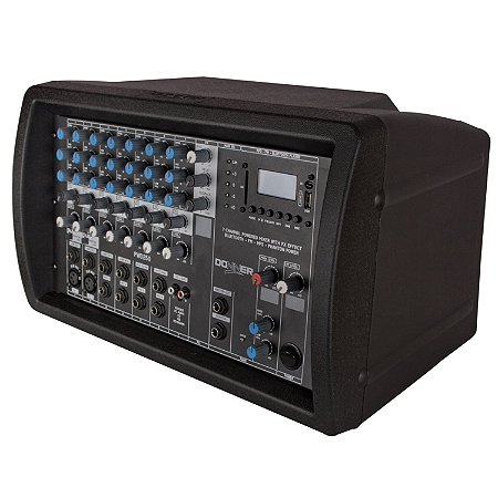 Mixer Amplificado 7 Canais 250w 4 Ohms PWD250 LL Áudio