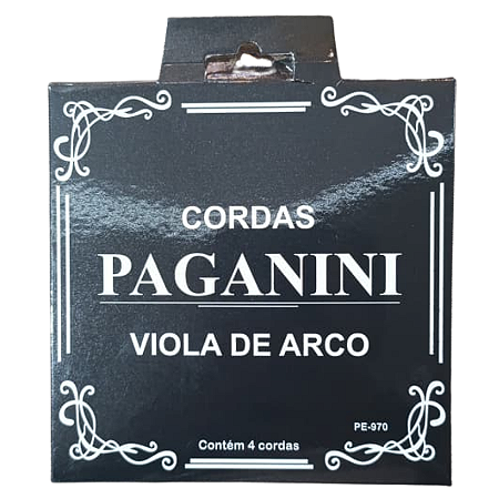 Encordoamento Completo Para Viola De Arco Paganini Pe970