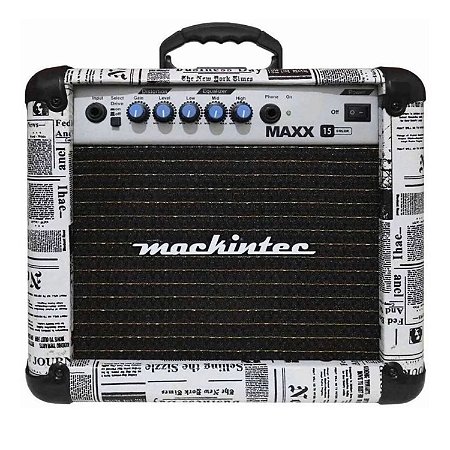 Cubo Para Guitarra Mackintec Max Jornal 15w Color 6" RMS