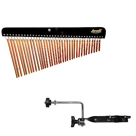 Kit Carrilhão 40 Barras Dourado Torelli Ta304 e Supera Reto