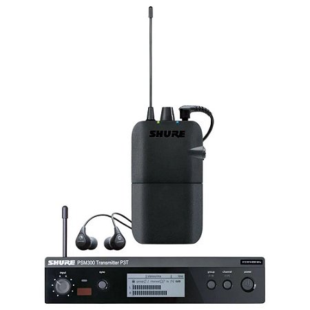 Sistema de monitoramento pessoal P3TBRR112GR-K12 - Shure