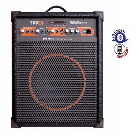 Caixa De Som Multiuso Amplificada Ll Trx10 Usb Radio Fm