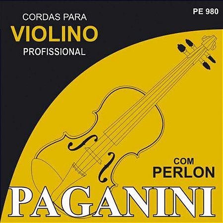 Encordoamento Para Violino Paganini Com Perlon PE980
