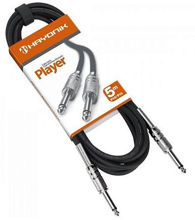 Cabo Para Guitarra P10/P10 Hayonik Violão Baixo Cavaco 5M