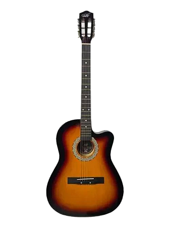 Violão de Aço Elétrico Ativo Sunburst com Cutway MXT 39ASBCE