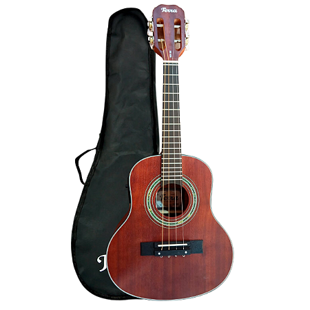 Cavaco Cavaquinho Terra  Elétrico Mahogany Fosco Capa TCV02