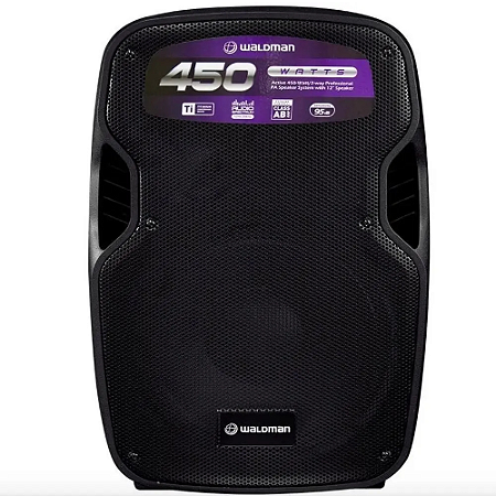 Caixa Ativa Waldman 12 Polegadas 45W Bluetooth Bivolt RC450X