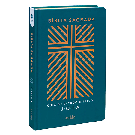 Biblia Sagrada NVT com Guia de Estudo Joia Capa Verde