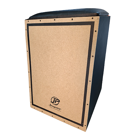 Cajon Eletroacústico Inclinado Jaguar K2 Pro Natural Liso