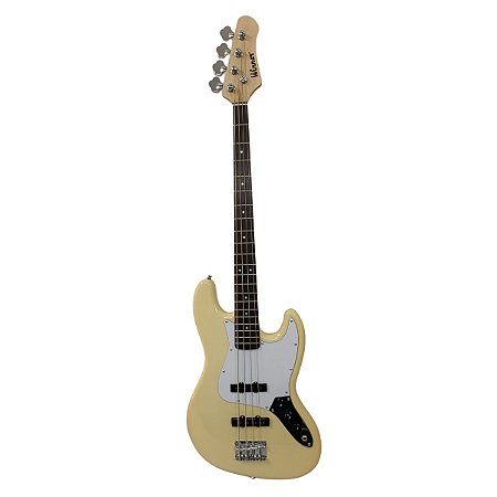 Contra Baixo Winner Jazz Bass Creme 4 Cordas WJB Elétrico