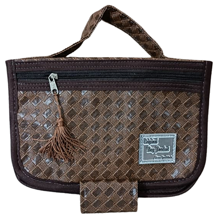 Capa Bolsa para Bíblia Marrom Claro Bolso Alça para Carregar