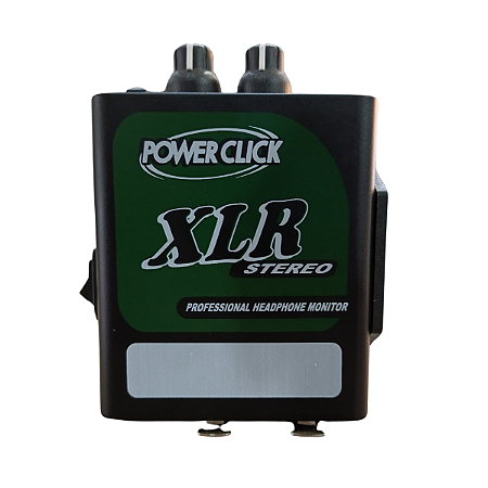 Amplificador Fone de Ouvido Power Click XLR Stereo com Fonte