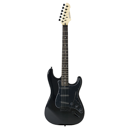 Guitarra Stratocaster Preta Rockwave Strinberg RW50 BK
