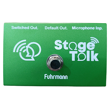 Pedal de Comunicação Para Palco TalkBack Stage Talk Fuhrmann