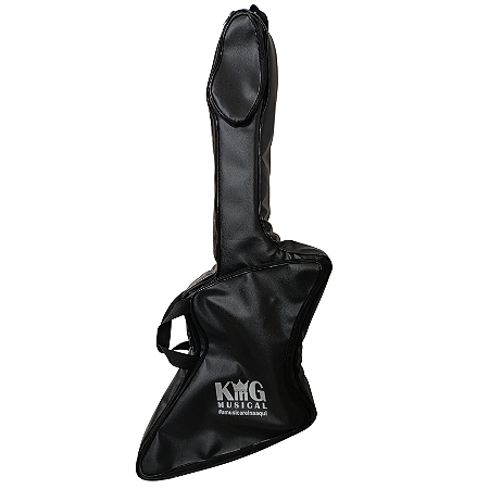 Capa Guitarra Explorer King Musical Couro de Jeep Extra Luxo