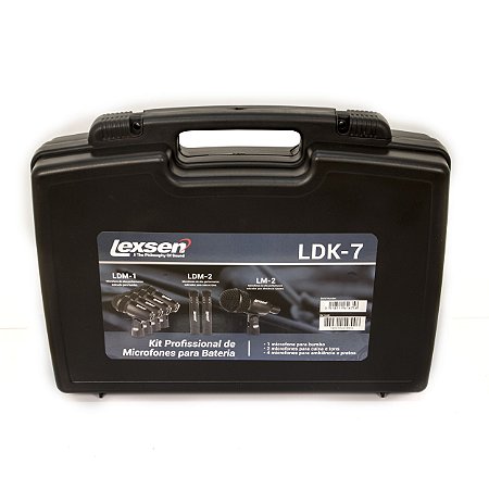 Kit de Microfones para Bateria Lexsen LDK-7