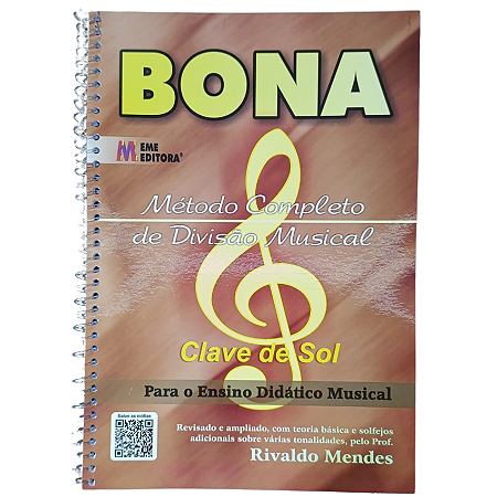 Bona Clave De Sol Metodo Completo Divisão Musical Eme Editora