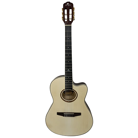 Violão De Nylon Eletroacústico Marques Cutway Natural Fosco