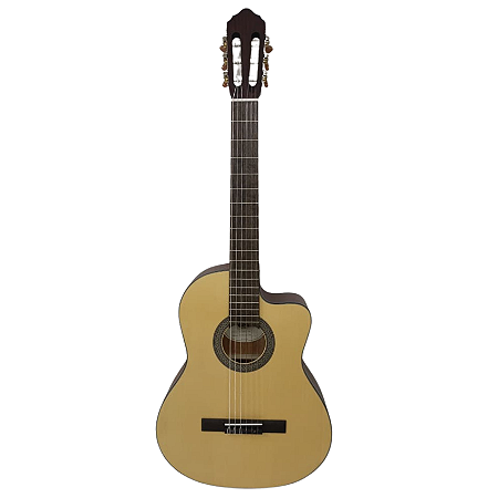 Violão De Nylon Cort Eletroacústico Com Cutway  AC 120CE OP