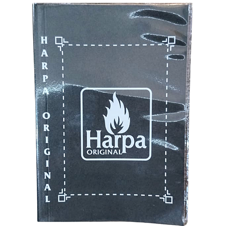 Harpa Cristã Original Preta Letra Grande Capa Transparente