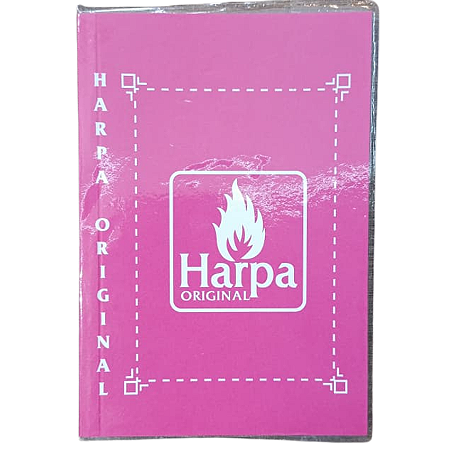 Harpa Cristã Original Rosa Letra Grande Capa Transparente