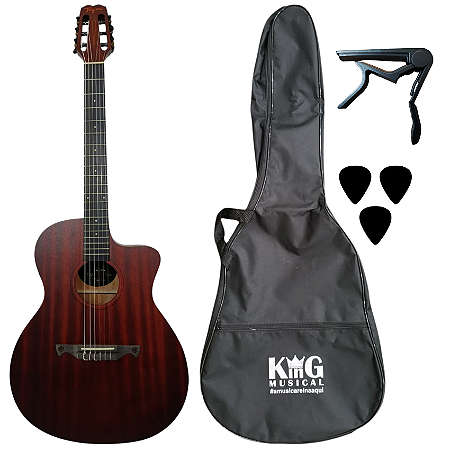 Kit Violão Nylon Tagima Vegas GranReserva Com Acessórios