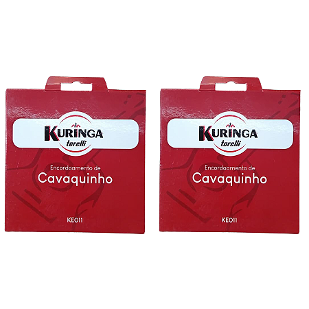 Kit 2 Encordoamentos Para Cavaquinho KE011 Torelli Kuringa