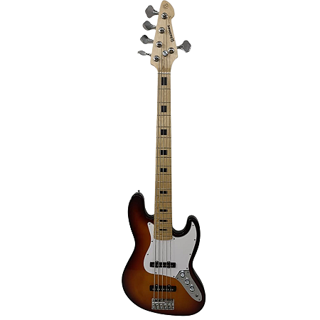 Contrabaixo Elétrico 5 Cordas Sunburst Waldman GJJ 205X TS
