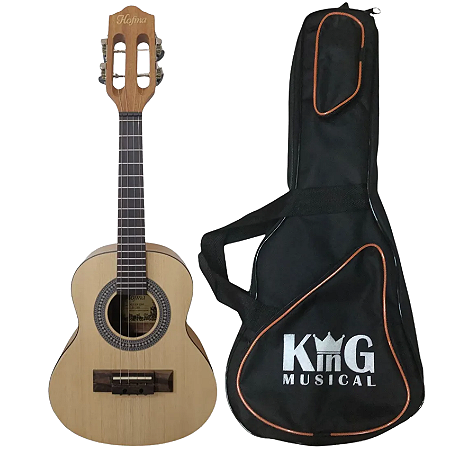 Kit Cavaco Eletroacústico Hofma HCV30 PSTNT Natural Com Capa