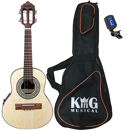 Kit Cavaco Elétrico Giannini Raiz CS1 Com Capa e Afinador