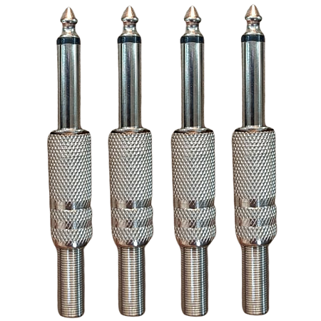 Kit Com 4 PLUG P10 Mono Mola KING MUSICAL Genérico