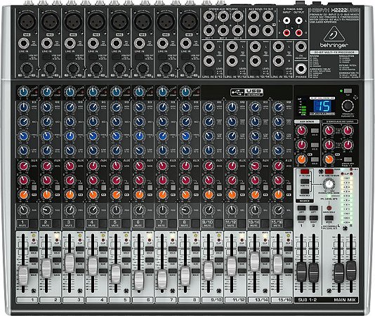 Mesa de Som Behringer X2222USB Mixer Xenyx Bivolt