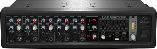 Mesa De Som Mixer Amplificado Behringer  PMP550M 100V