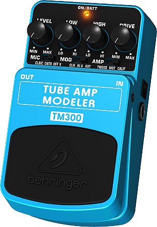 Pedal Para Guitarra Behringer Tube Amp Modeler Tm300