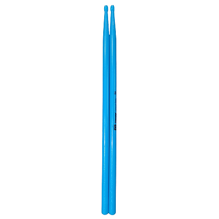 Baqueta 5A Liverpool Neon Fluorescente Azul