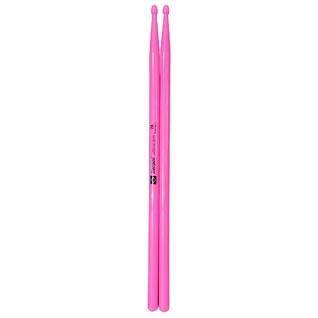 Baqueta 7A Liverpool Neon Fluorescente Rosa Luminous Series