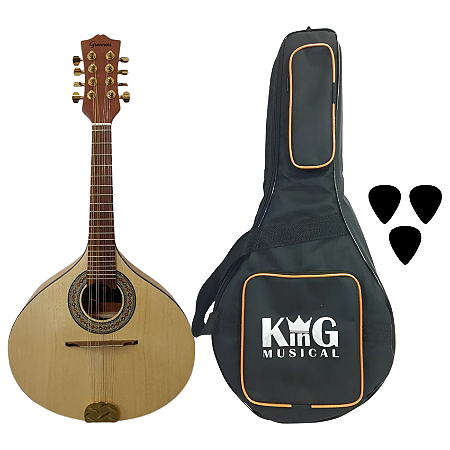 Kit Bandolim Acústico Giannini Raiz BS1 CEDR Capa Palhetas