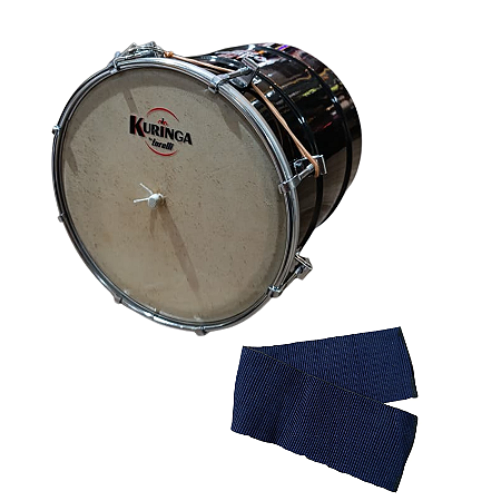 KIt Cuica 6" Alumínio Kuringa Torelli KP028PR e Gorgurão