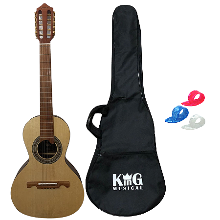 Kit Viola Giannini Acústica VS4HNS Imbuia Capa Dedeiras