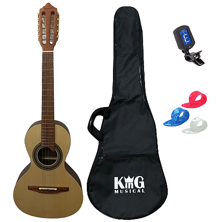 Kit Viola Caipira Elétrica Giannini VS4H EQ NS Acessórios