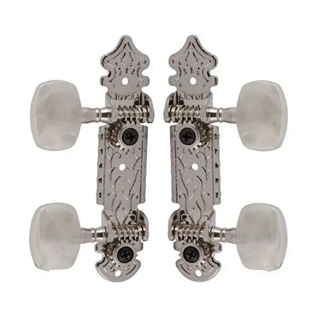 Tarraxa Para Banjo Pino Folk Niquelada Par Deval 100