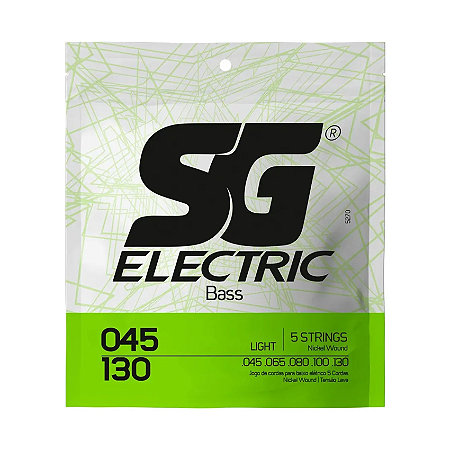 Encordoamento para Contra Baixo Elétrico 5 Cordas SG 045