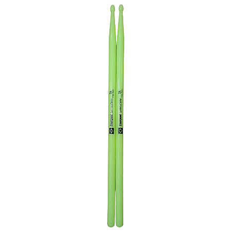 Baqueta 7A Liverpool Neon Fluorescente Verde Luminous Series