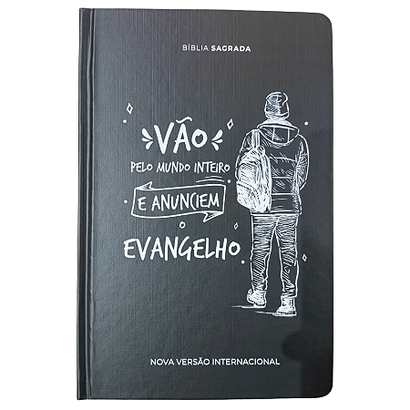 Bíblia Sagrada Vão Pelo Mundo NVI Letra Maior Capa Dura