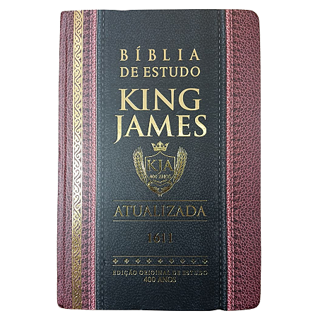 Bíblia de Estudo King James Atualizada Hipergigante Capa Dura Full Collor