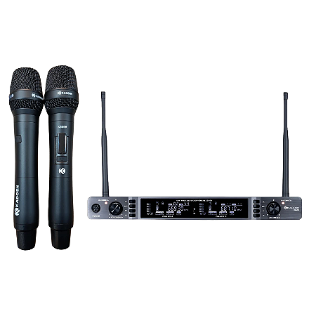 Microfone Talkback Kadosh K622m Kcom B6 Duplo Sem Fio UHF