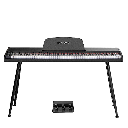 Piano Digital Kadosh 88 Teclas Sensitivas Key Power Kp880 BK