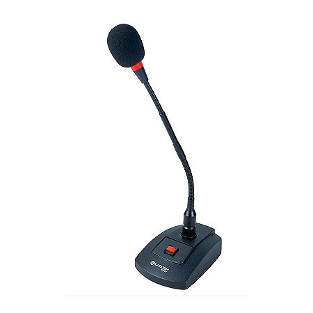 Microfone Gooseneck 60cm Contensador de Mesa Kadosh KG760CB