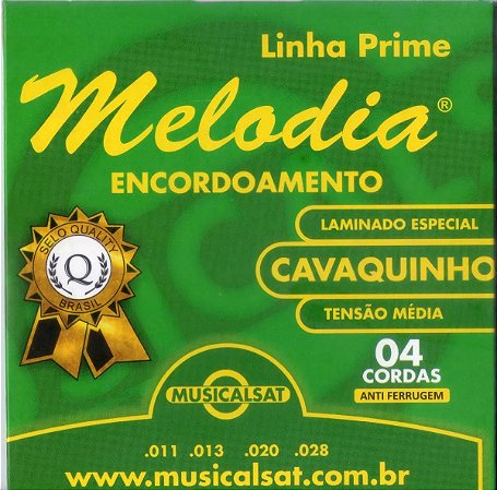 Encordoamento Para Cavaco Melodia Tensão Média Laminado