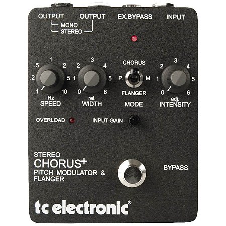 Pedal Stereo Chorus Flanger SCF TC ELECTRONIC